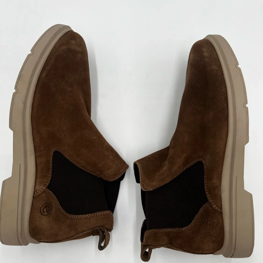 Men's Easy Spirit Brooks Ankle‎ Boot color otter/coffee Bean size 7.5.